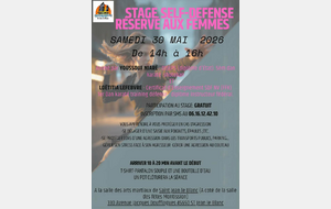 STAGE DE SELF-DÉFENSE RÉSERVÉ AUX FEMMES